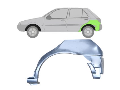 Lem%20zadni%CC%81ho%20blatni%CC%81ku%20na%20Ford%20Fiesta%201995 1999%20%20Leva%CC%81