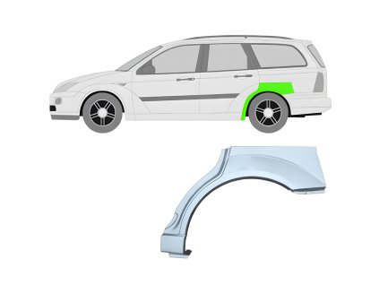 Lem%20zadni%CC%81ho%20blatni%CC%81ku%20na%20Ford%20Focus%201998 2007%20%20Leva%CC%81%20%20COMBI