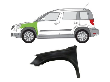 Balatník L Škoda Yeti vr 2009 2013 dacars.cz