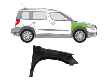 Balatník R Škoda Yeti vr 2009 2013 dacars.cz