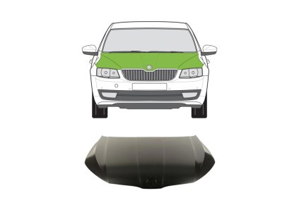 Kapota Škoda Octavia 3 2013 2017před facelift dacars.cz