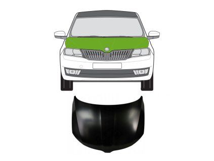 Kapota Škoda Rapid od 2012