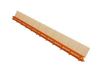 Traufenlüftungskamm mit Lüftungsgitter 60mm x 1000mm