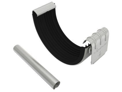 Rinnenverbinder mit Wulstverbinder halbrund Stahlverzinct