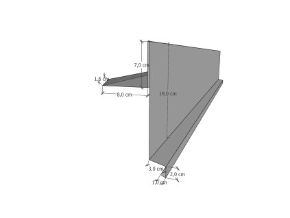 Ortgangblech mit Wasserfalz 3