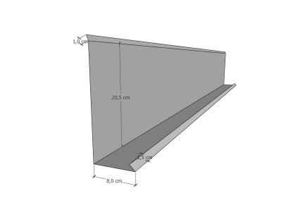 Wandanschlussblech 2