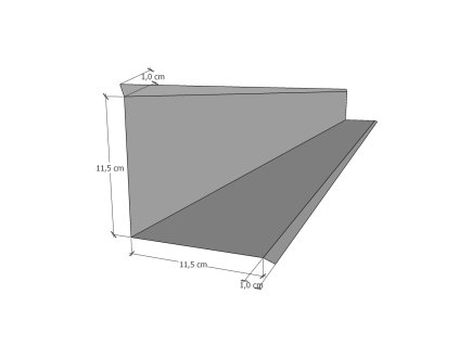 Obere Wandanschlussblech 1