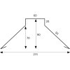Trapezfirstblech – Kantteil für den Dachfirst von Trapezblechen info