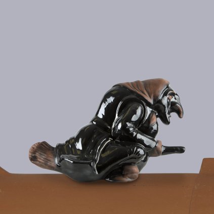 101347 Hexe 37cm SchwarzGebürstet