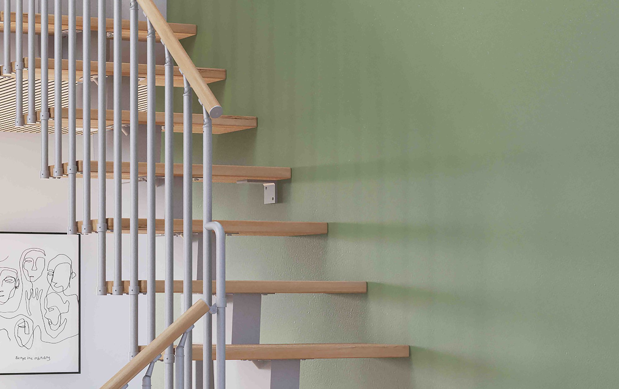 Tisíce variant modulových schodů od Dachstar: rozměny se hravě přizpůsobí většině stavebních situací