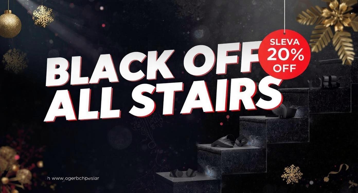 Black Friday v Dachstar: 20% sleva na všechny schody do pondělí 8. prosince!