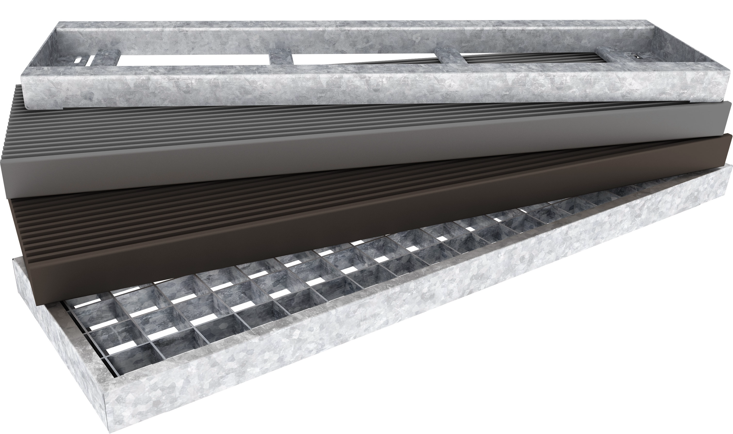 Nášlapy GARDENTOP – TRIMAX® ve třech barvách a ocelový rošt