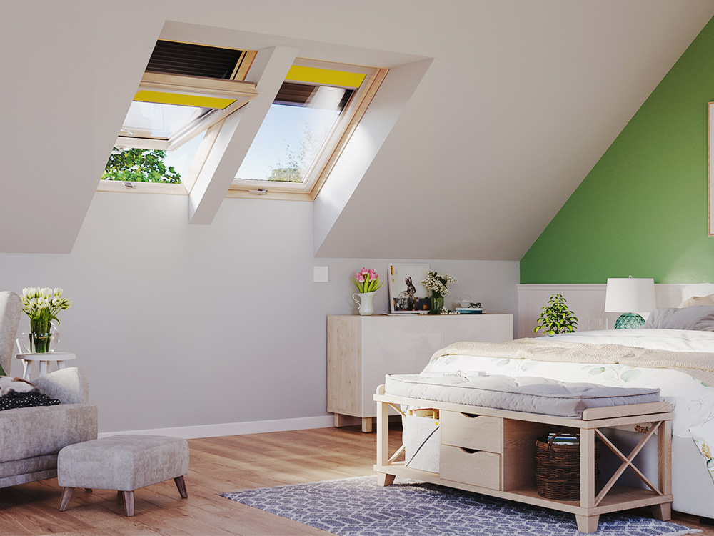 RoofLITE+ SOLID PINE střešní okno
