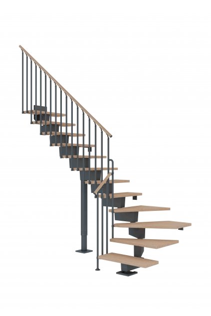 DUBAI oak w oiled ¼ turn anthracite classicIII dolle