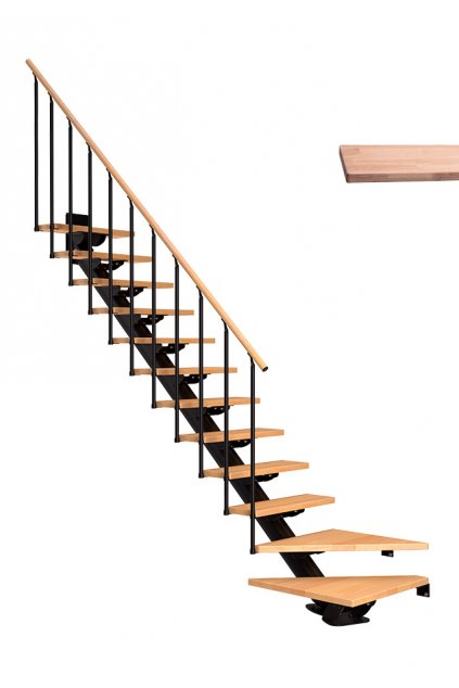 SYDNEY oak w oiled quarter black classicll dolle