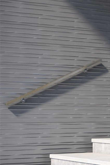 Sada obdélníkového madla na stěnu PS303 v barvě Titan (hliník)