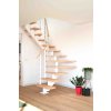 staircase hamburg oak w oiled half white design dolle a