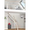 landing banister classic oak white dolle 1 1 5