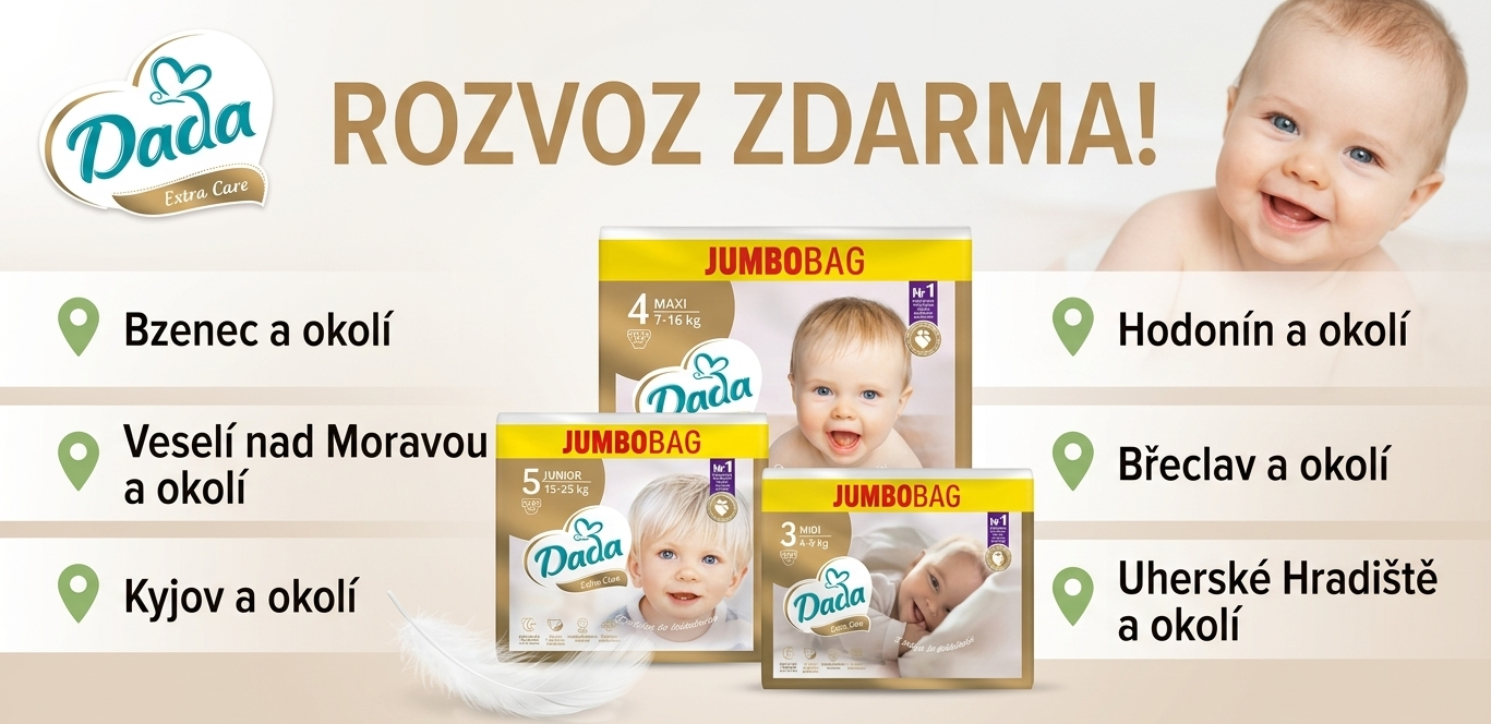 ZDARMA DOVOZ PO OKOLÍ