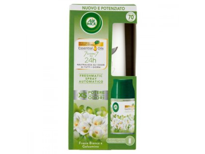 Air Wick el. strojček + náplň 250 ml Freshmatic Freesia Jasmine/White Flower