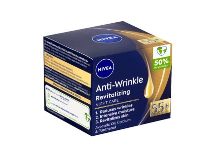 Nivea krém ANTI-WRINKLE 50ml 55+ Obnovujúci Nočný