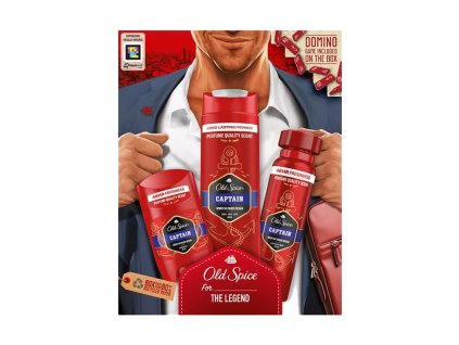 Old Spice Set SG 250ml + Stick 50ml +DEO 150ml Captain