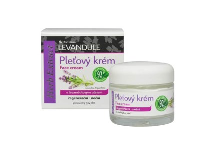 HERB EXTRACT Regeneracny pletovy krem LEVANDULA 50ml