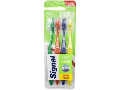Signal zubná kefka quatro pack Easy clean 4ks