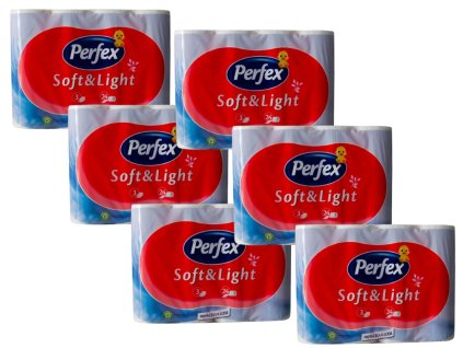 Perfex PACK Toaletný papier 3vrst. 6x24ks