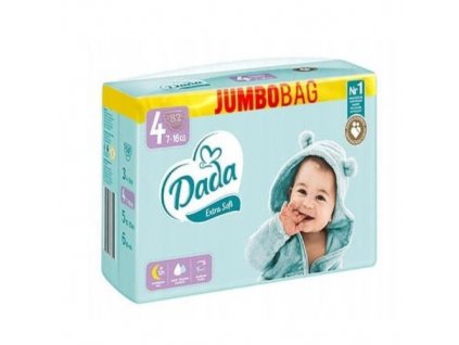 dada pieluchy extra soft jumbo bag 4 maxi 7 16 kg 82szt