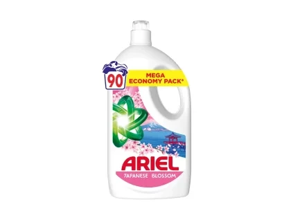 Ariel prací gél 90 praní  4,05 l Japanese Blossom