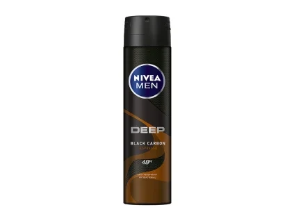 Nivea Men Deodorant Spray Deep Black Carbon Espresso 150ml