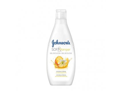 0061089 johnson soft pamper body wash pineapple lily aroma 750ml 600