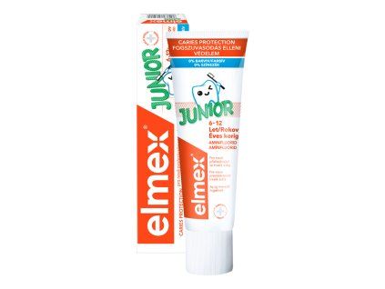 Elmex zubná pasta Junior 6-12 rokov 75 ml