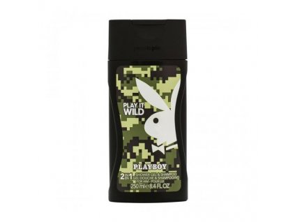 Playboy sprchový gél a šampón men 250 ml Play It Wild