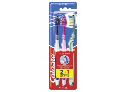 Colgate szczoteczki 3 flex zone mittel