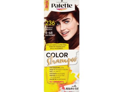 Palette Color Shampoo farbiaci šampón 236 / 4-68 gaštanový