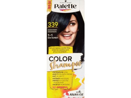 Palette Color Shampoo farbiaci šampón 339 / 1-1 Modročierny