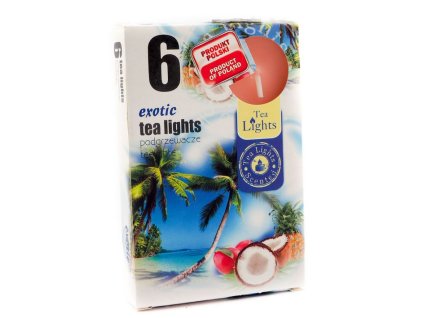 Čajová sviečka 6 ks vonná Exotic
