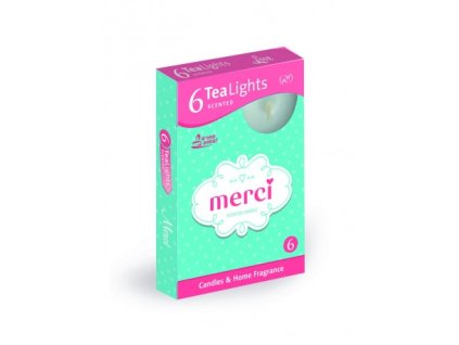 cajove vonne sviecky 6ks merci