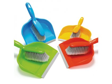 lopatka s gumovym okrajem a smetackem de lux three