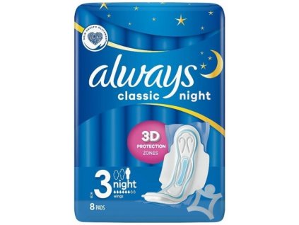 Always intímne vložky 8ks Classic Night