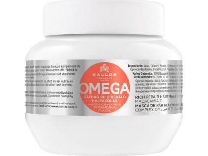 285473 kallos omega regeneracni maska na vlasy s omega 6 komplexem a makadamia olejem 275 ml