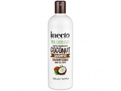 289949 inecto naturals vyzivujici sampon s cistym kokosovym olejem 500 ml