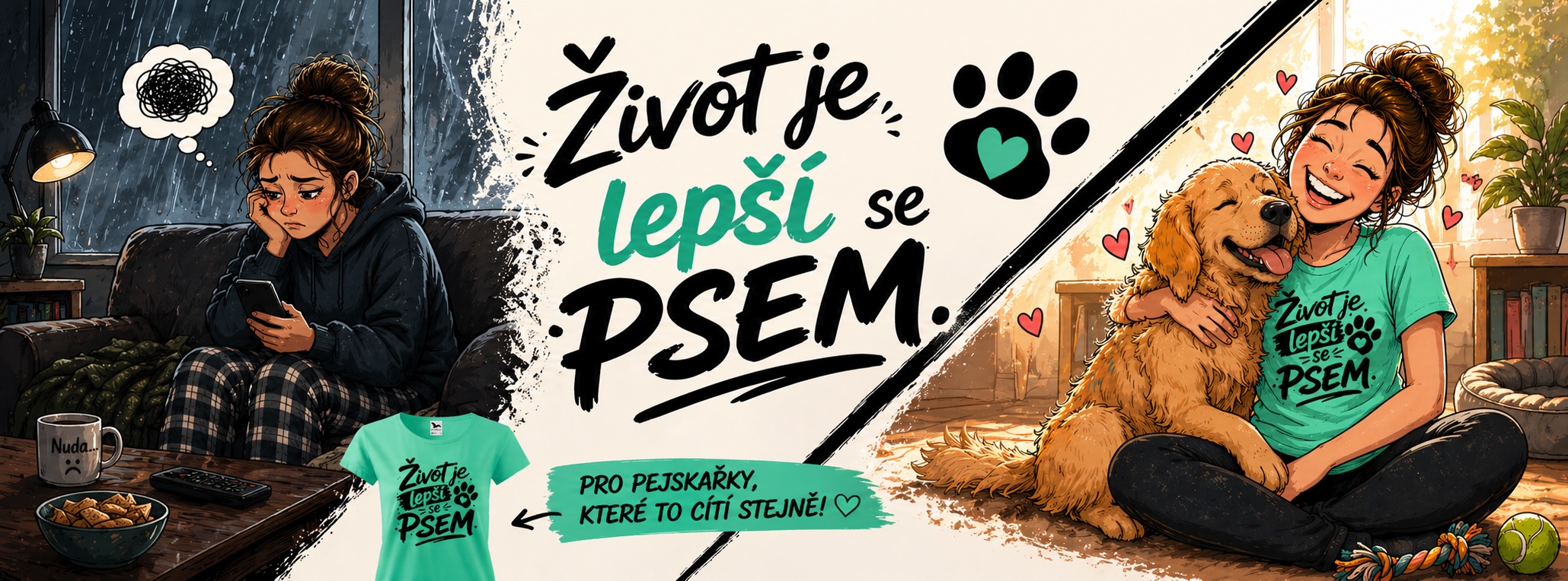 Život je lepší se psem