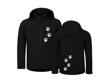 DADDIES panska bunda softshell CERNA nahled