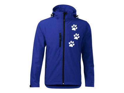 packy panska softshell modra predni