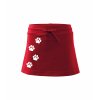 DADDIES sukne sortky cervenaRED