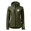 DADDIES softshell bunda se jmeny psu predek khaki