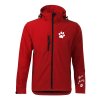 DADDIES PANSKA softshell bunda se jmeny psu predek cervena
